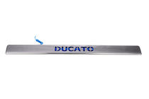Fiat Ducato 2006-2025 Baguette LED au-dessus de la plaque d'immatriculation (inox) photo 2