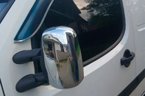 Fiat Doblo I 2001-2005 Coques de Rétroviseurs Chromées (2 pcs, plastique) Carmos photo 3