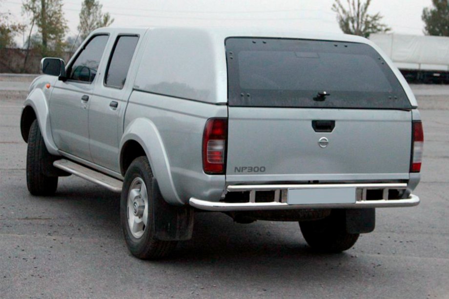 Nissan NP300 1999-2015 Protection Arriere AK004 (Inox) Image