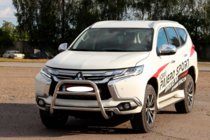Mitsubishi Pajero Sport 2015- Pare-buffle WT022 Inox photo 3