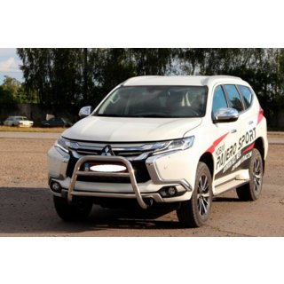 Pare-buffle WT022 Inox Mitsubishi Pajero Sport 2015- photo 3