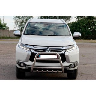 Pare-buffle WT008 (Inox) Mitsubishi Pajero Sport 2015- photo 1