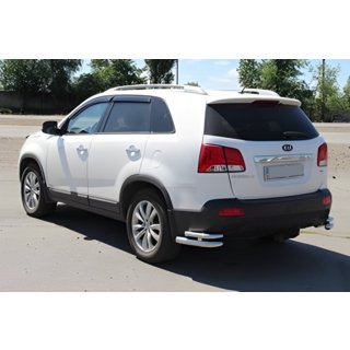 Barres d’angle arrière doubles AK003-Double (inox) Kia Sorento II XM 2009-2014 photo 2