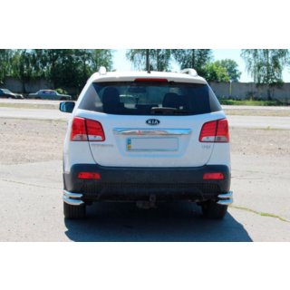 Barres d’angle arrière doubles AK003-Double (inox) Kia Sorento II XM 2009-2014 photo 3