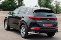 Kia Sportage 2015-2021 Protection Arriere Coins Doubles AK003 Double (Inox) photo 4