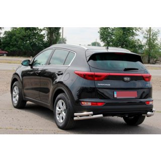 Protection Arriere Coins Doubles AK003 Double (Inox) Kia Sportage 2015-2021 photo 4