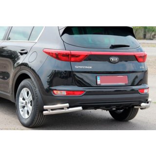 Protection Arriere Coins Doubles AK003 Double (Inox) Kia Sportage 2015-2021 photo 2