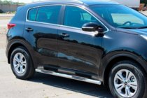 Kia Sportage 2015-2021 Barres Latérales BB002 (2 pcs, inox) photo 1