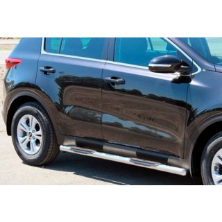 Barres Latérales BB002 (2 pcs, inox) Kia Sportage 2015-2021 photo 4