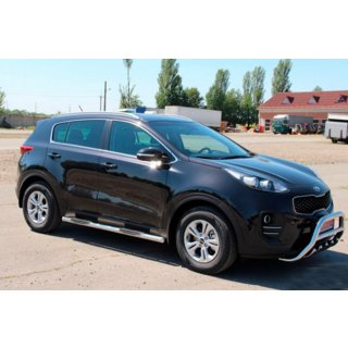 Barres Latérales BB002 (2 pcs, inox) Kia Sportage 2015-2021 photo 3