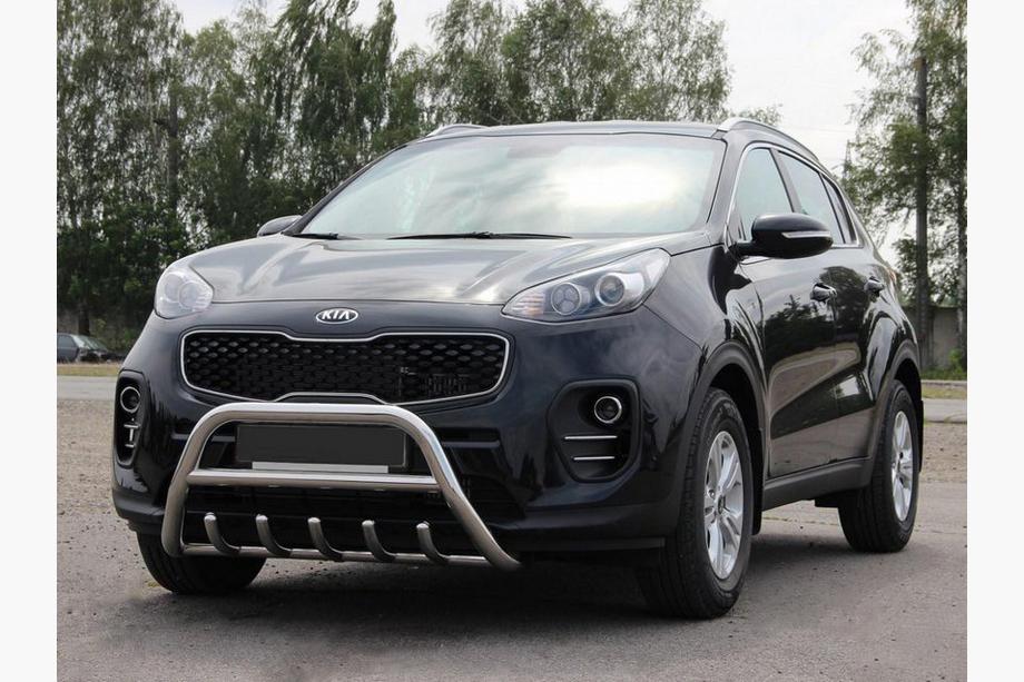 Kia Sportage 2015-2021 Pare-buffle WT003 (Inox) Image