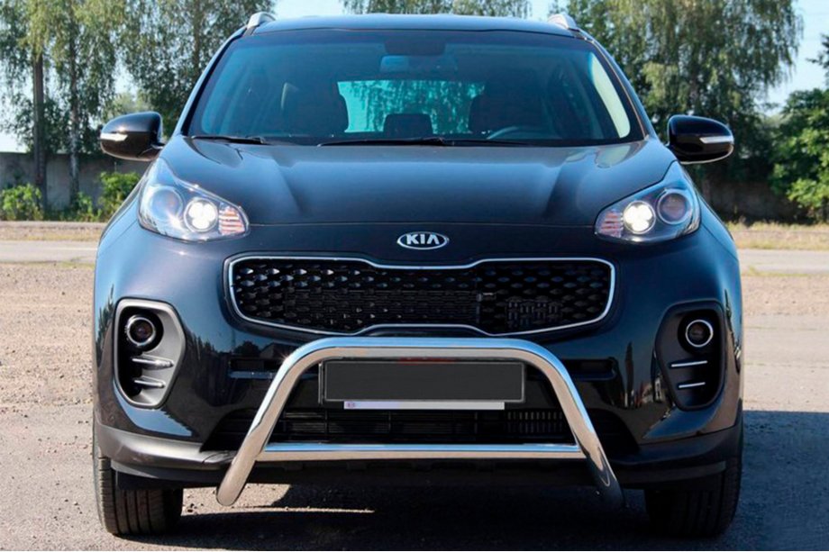 Kia Sportage 2015-2021 Pare-buffle WT006 (Inox) Image