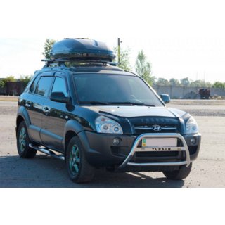 Pare-buffle WT025 (Inox) Hyundai Tucson JM 2004- photo 3