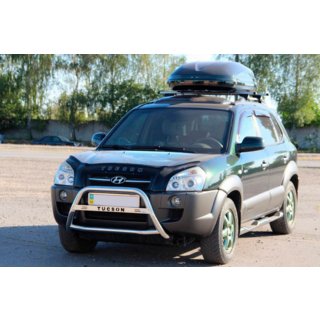 Pare-buffle WT025 (Inox) Hyundai Tucson JM 2004- photo 2