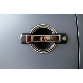 Couvre-poignées de Porte Chromés (4 pcs, Acier Inoxydable) Fiat Doblo I 2005-2010 photo 1