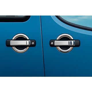 Couvre-poignées de Porte Chromés (4 pcs, Acier Inoxydable) Fiat Doblo I 2005-2010 photo 2