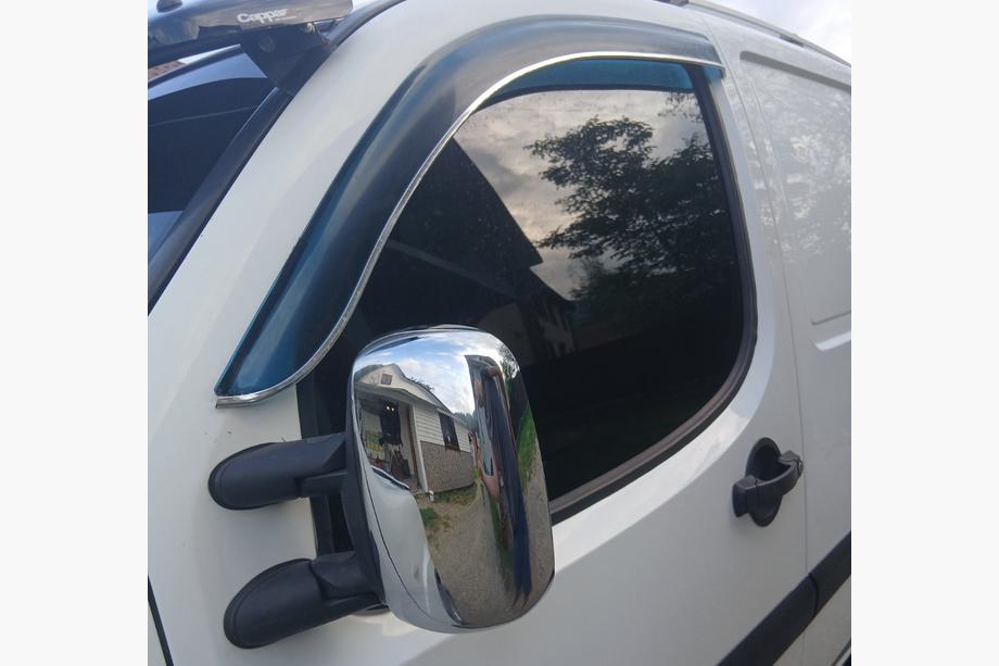 Fiat Doblo I 2005-2010 Coques de Rétroviseurs Chromées (2 pcs, plastique) Carmos Photo 3