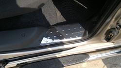 Fiat Doblo I 2005-2010 Couvre seuils intérieurs (Omsa, inox) 3 portes photo 4