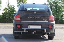 SsangYong Action 2005-2018 Protection Arrière AK005-2 (Inox) photo 2