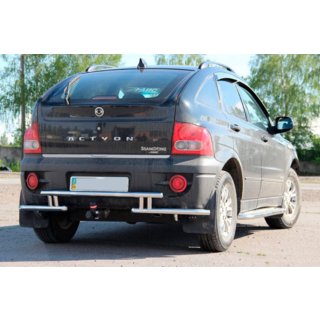 Protection Arrière AK005-2 (Inox) SsangYong Action 2005-2018 photo 3
