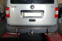 Volkswagen Caddy 2004-2010 Arceau Arrière AK003-3 (2 pcs, inox) photo 2
