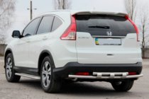 Honda CRV 2012-2016 Arceau arrière AK002-double (inox) photo 3