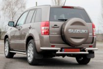 Suzuki Grand Vitara 2005-2017 Protection Arrière AK003-2 (Inox) photo 1