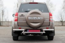 Suzuki Grand Vitara 2005-2017 Protection Arrière AK003-2 (Inox) photo 2