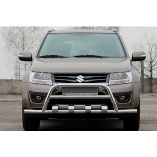 Pare-buffle ST-WT-15 (Inox) Suzuki Grand Vitara 2005-2017 photo 1