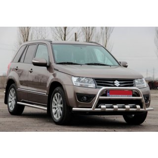 Pare-buffle ST-WT-15 (Inox) Suzuki Grand Vitara 2005-2017 photo 3