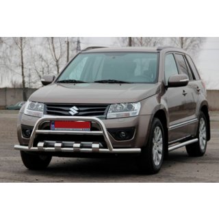 Pare-buffle ST-WT-15 (Inox) Suzuki Grand Vitara 2005-2017 photo 2