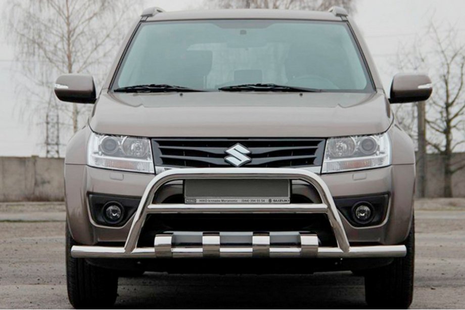 Suzuki Grand Vitara 2005-2017 Pare-buffle ST-WT-15 (Inox) Image