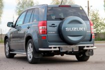 Suzuki Grand Vitara 2005-2017 Protection Arrière AK005-3 (Inox) photo 1