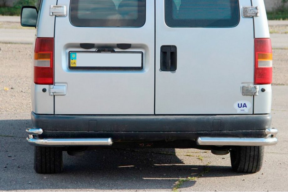 Citroen Jumpy 1996-2007 Barres d’angle arrières doubles AK003-double (inox) Image