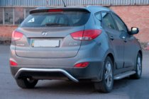 Hyundai IX-35 2010-2015 Protection Arrière AK007 (Inox) photo 2