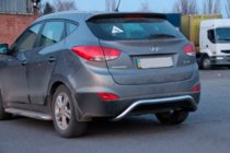 Hyundai IX-35 2010-2015 Protection Arrière AK007 (Inox) photo 3