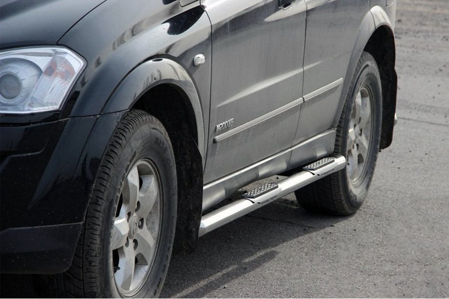 SsangYong Kyron 2005-2014 Barres Latérales BB002 (2 pcs, Inox) Image