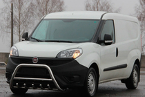 Fiat Doblo II 2010-2022 Pare-buffle WT003 (Inox) photo 3
