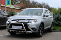 Mitsubishi Outlander 2012-2021 Pare-buffle WT003 (Inox) photo 4