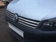 Volkswagen Caddy 2010-2015 Couvre-Calandre Chromés (2 pcs, Acier Inoxydable) photo 7