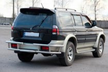 Mitsubishi Pajero Sport 1996-2007 Protection Arrière AK-Special (Inox) photo 3