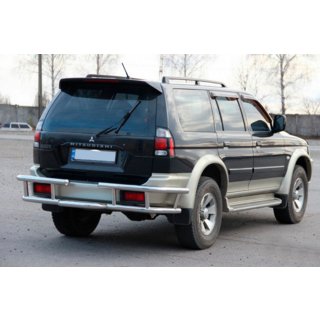 Protection Arrière AK-Special (Inox) Mitsubishi Pajero Sport 1996-2007 photo 3