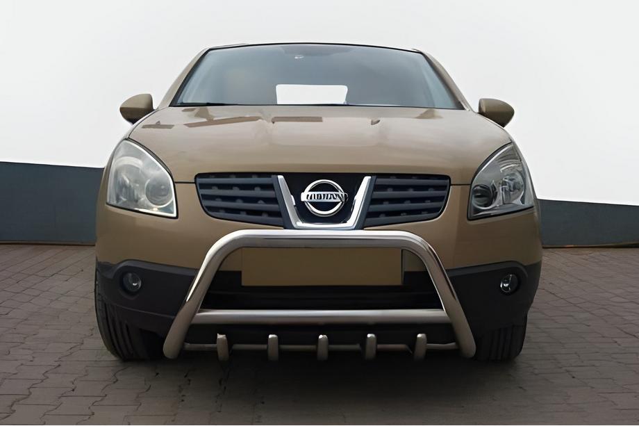 Nissan Qashqai 2007-2010 Pare-buffle WT003 (Inox) 60 mm Image