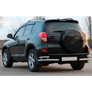 Coins arrières AK003-Double (2 pcs, inox) Toyota Rav 4 2006-2013 photo 3