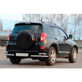 Coins arrières AK003-Double (2 pcs, inox) Toyota Rav 4 2006-2013 photo 1