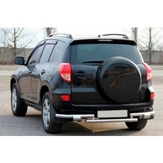 Protection arrière AK005-2 (2 pcs, inox) Toyota Rav 4 2006-2013 photo 1