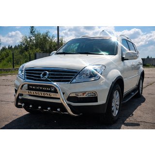 Pare-buffle WT004 Inox SsangYong Rexton I 2001-2017 photo 1