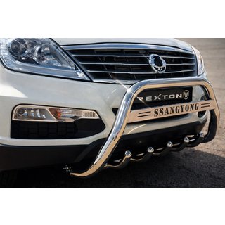 Pare-buffle WT004 Inox SsangYong Rexton I 2001-2017 photo 2