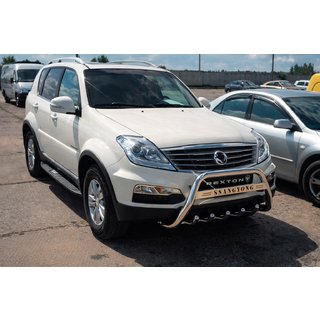 Pare-buffle WT004 Inox SsangYong Rexton I 2001-2017 photo 3