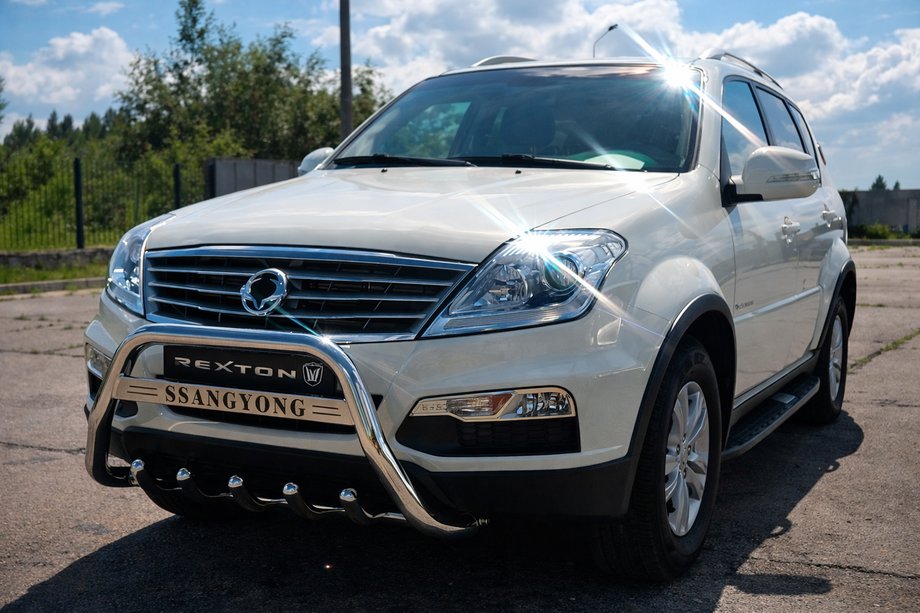 SsangYong Rexton I 2001-2017 Pare-buffle WT004 Inox Image